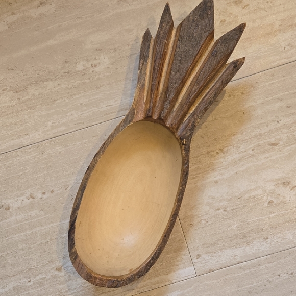 Tommy Bahama Other - Tommy Bahama Large Wooden Pineapple Bowl